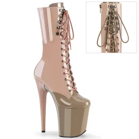 8 Inch Heel FLAMINGO-1054DC Dusty Pink Sand