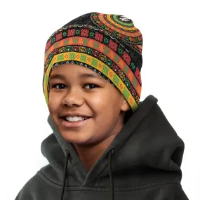 Adinkra Symbols Print Kid Beanie Hat