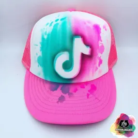 Airbrush Tik Tok Hat Design