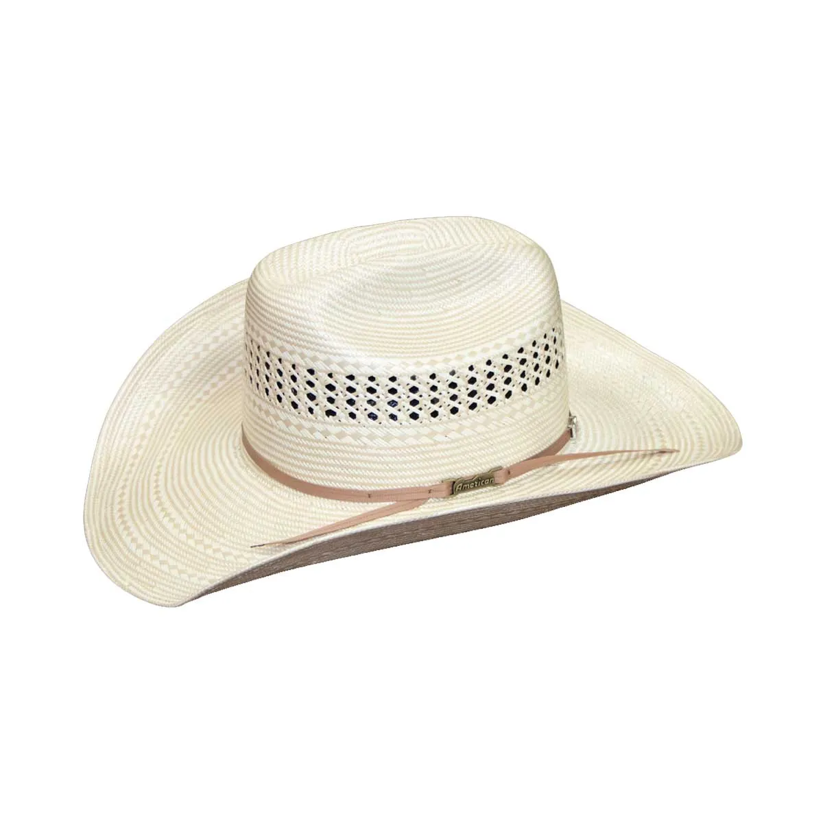 American Hat Co. 4 1/4" Brim 2 Cord Straw Hat - Whiskey