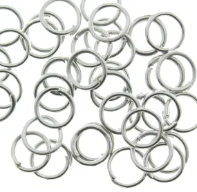 AVBeads Components Metal Jump Rings 4mm Silver Tone 1500pcs