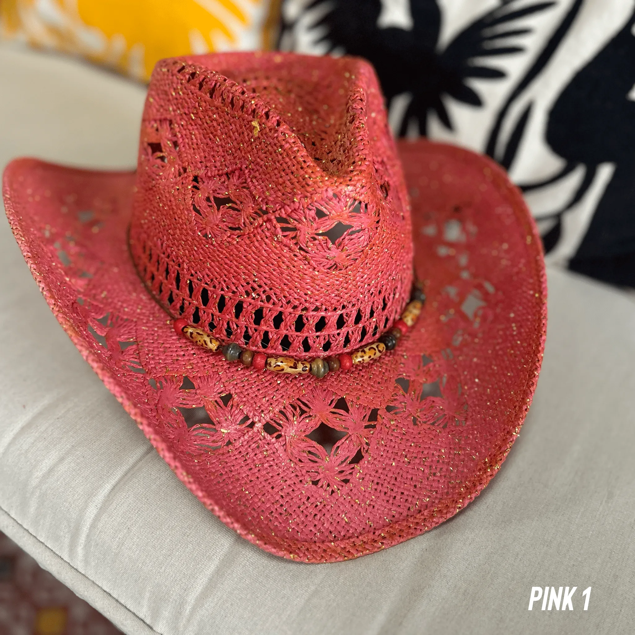 Beach Cowboy Straw Hat Sparkeld