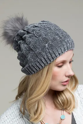 Beanie - Winter Chenille - Grey