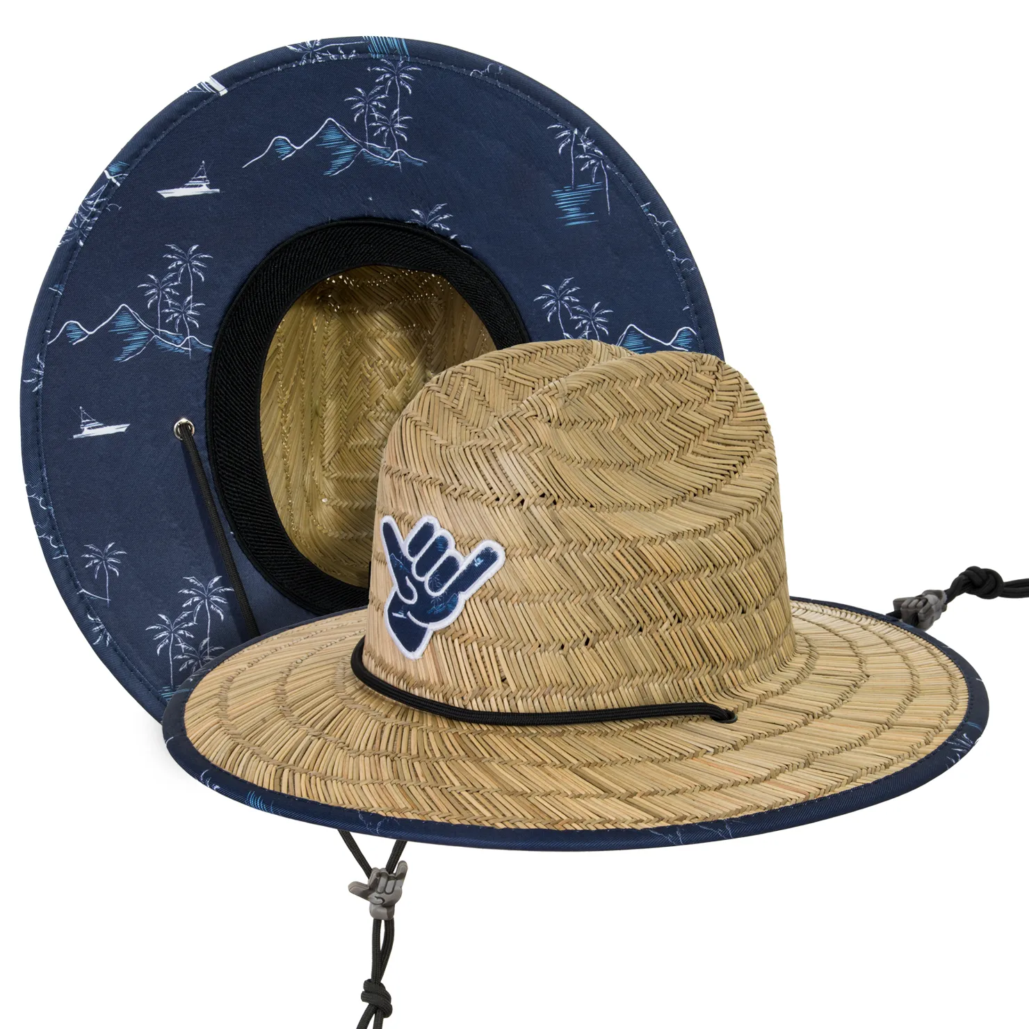 Blue Hawaii Straw Hat