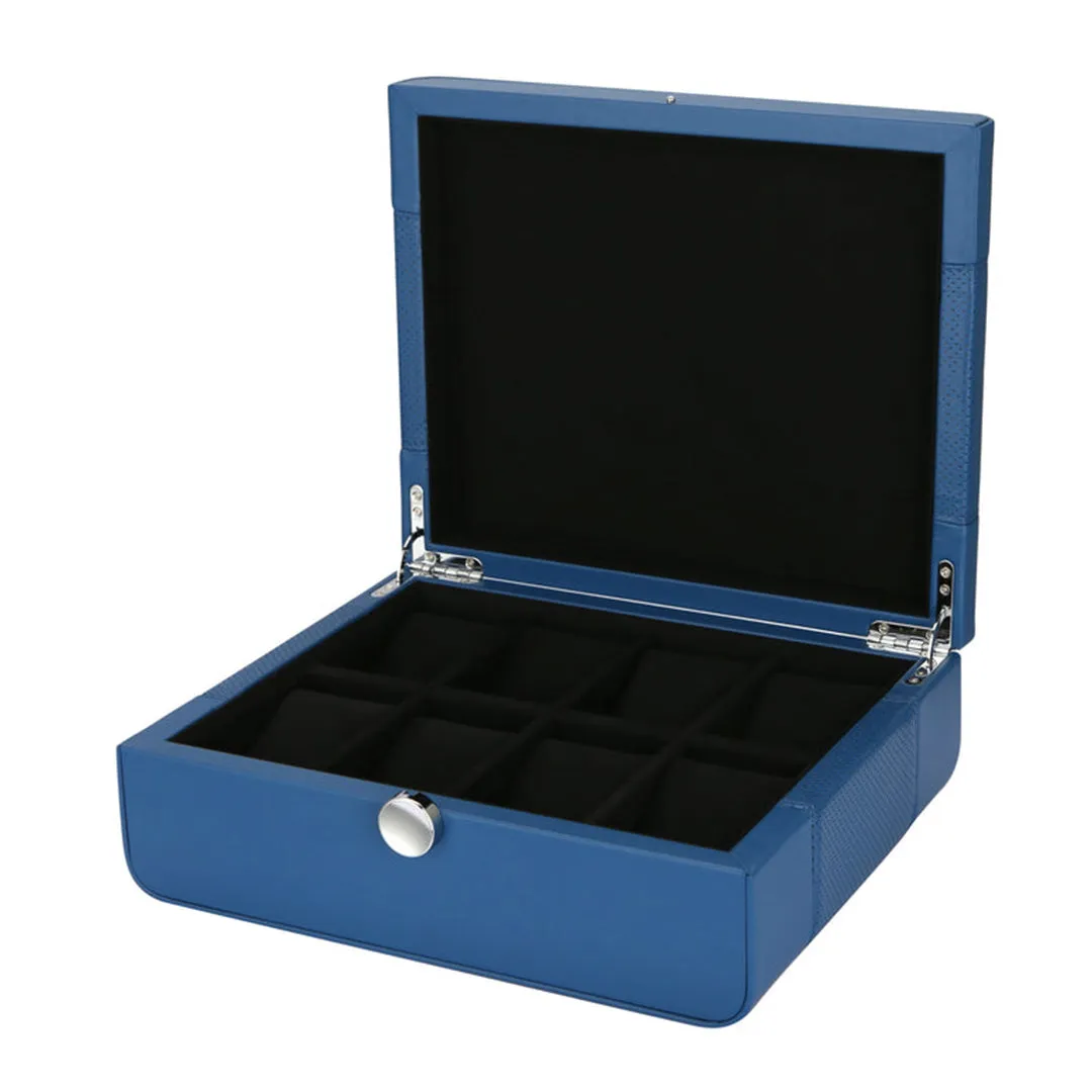 Blue Leather Watch Case