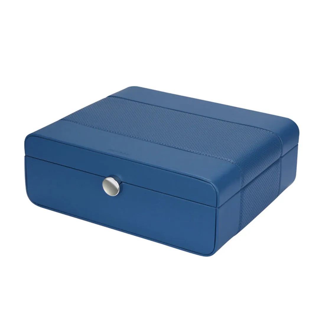 Blue Leather Watch Case