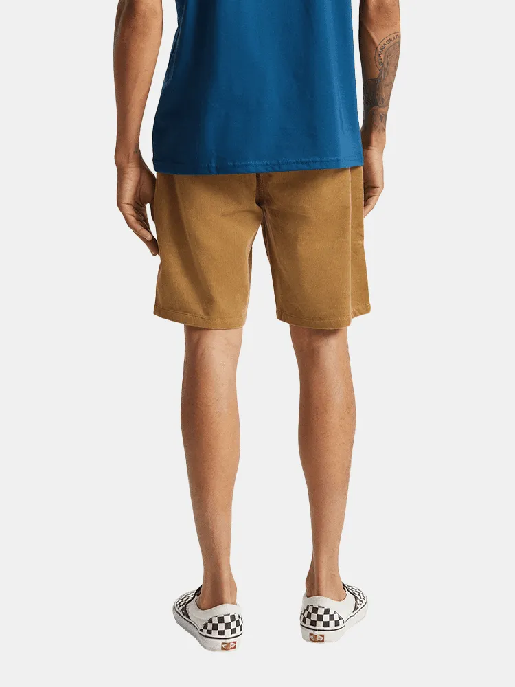 Brixton Choice Chino Short - Khaki Cord