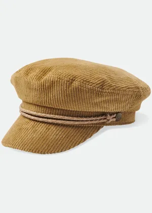 Brixton Fiddler Cap Corduroy Brown