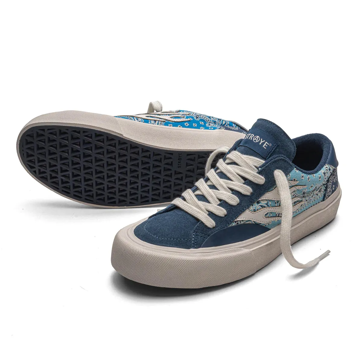 CHAUSSURES STRAYE LOGAN BLUE BANDANA