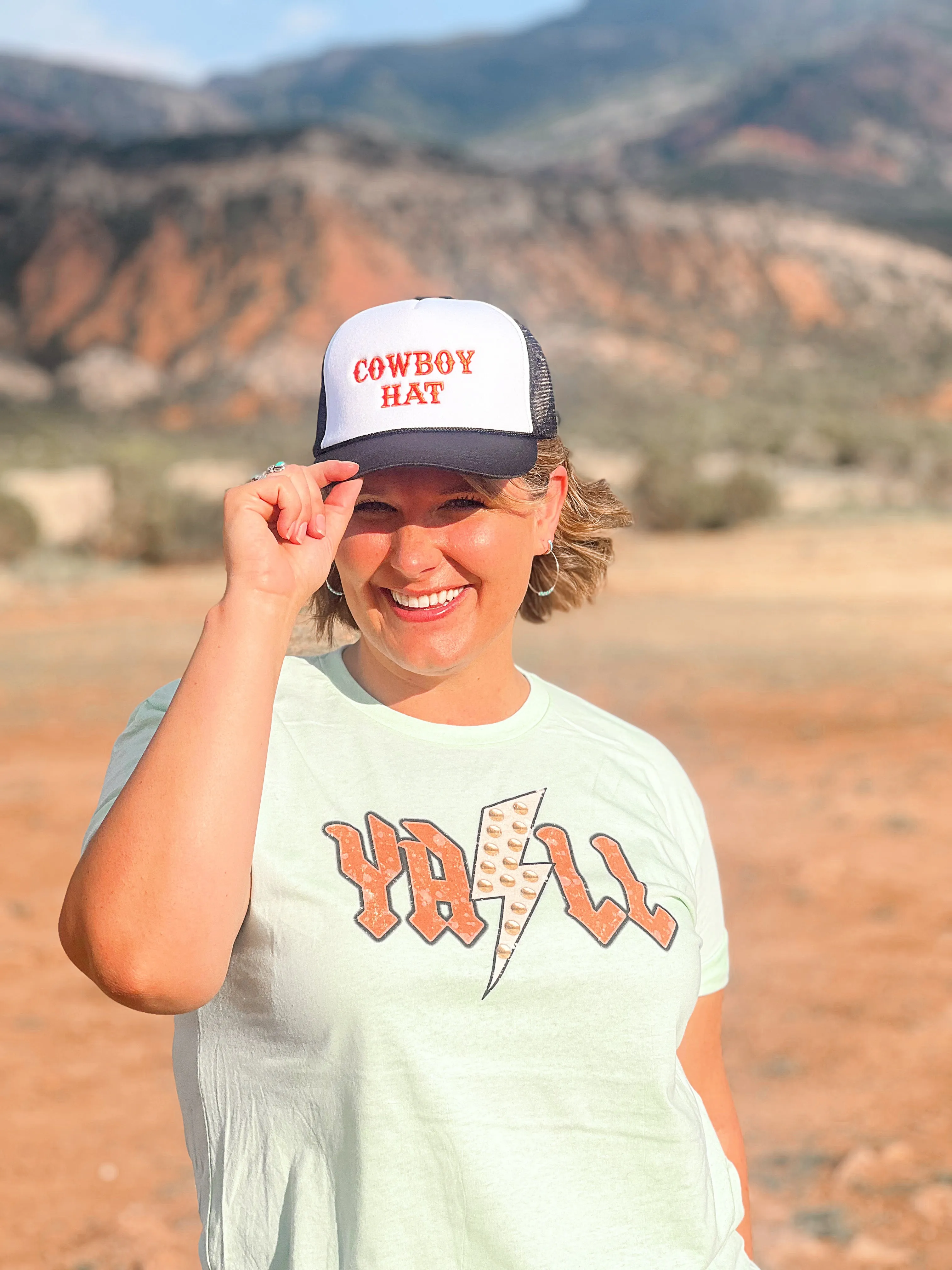 Cowboy Hat Trucker Hat