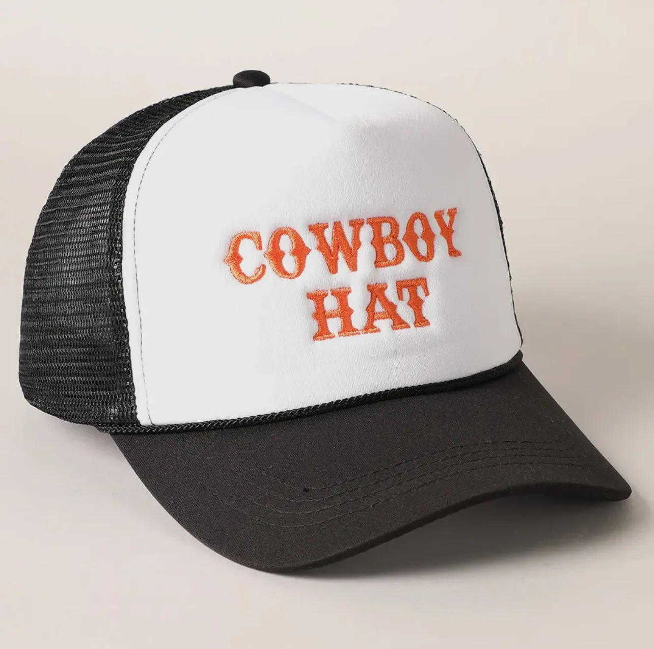 Cowboy Hat Trucker Hat