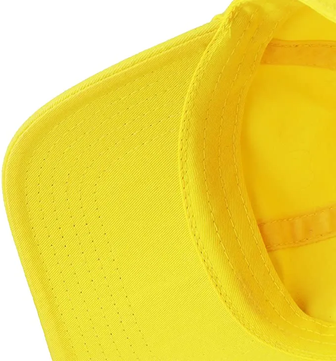 Dad Baseball Cap - Adult Yellow Adjustable