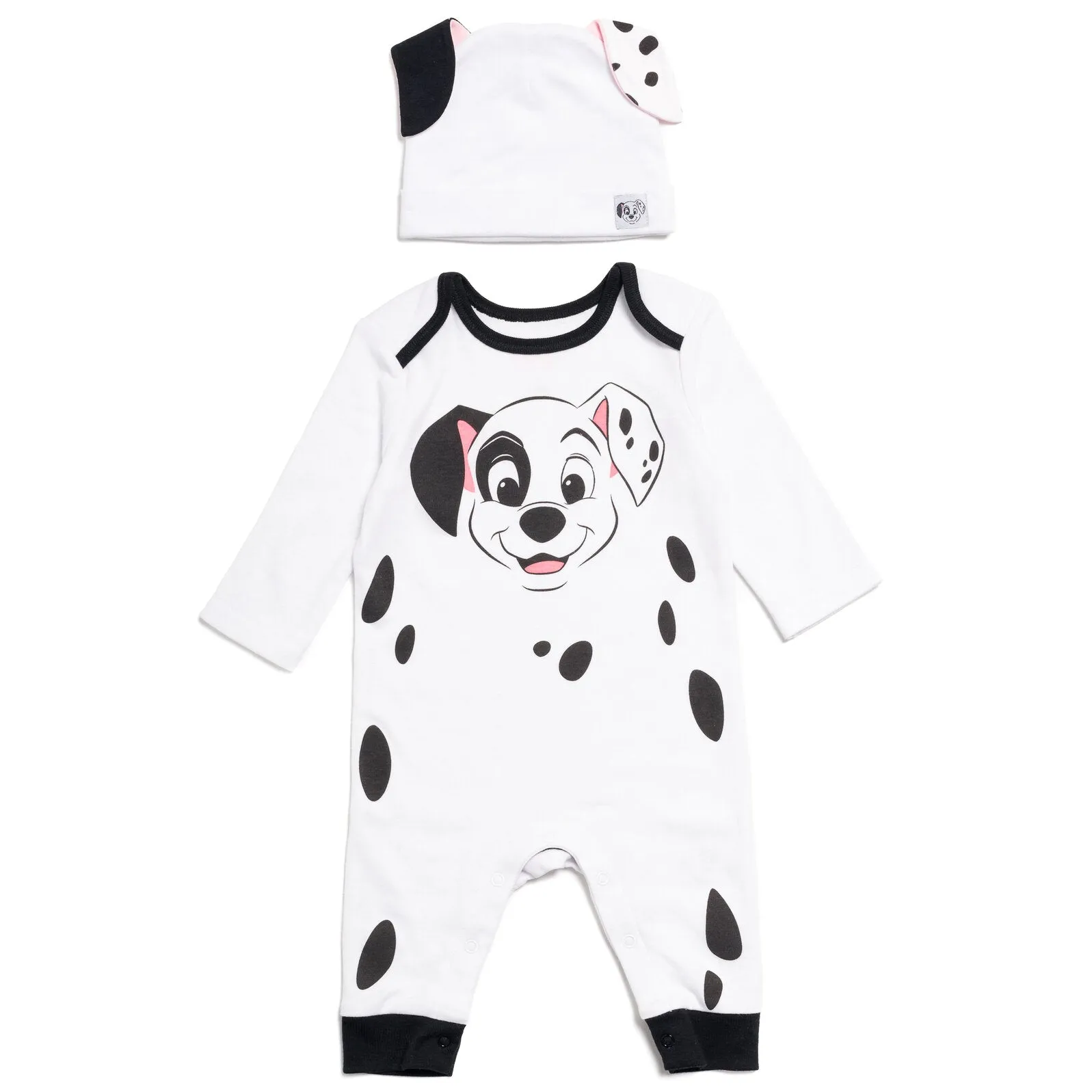 Disney 101 Dalmatians Patch Snap Cosplay Coverall and Hat