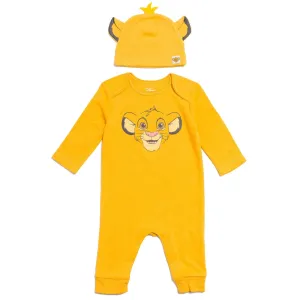 Disney Lion King Simba Snap Cosplay Coverall and Hat