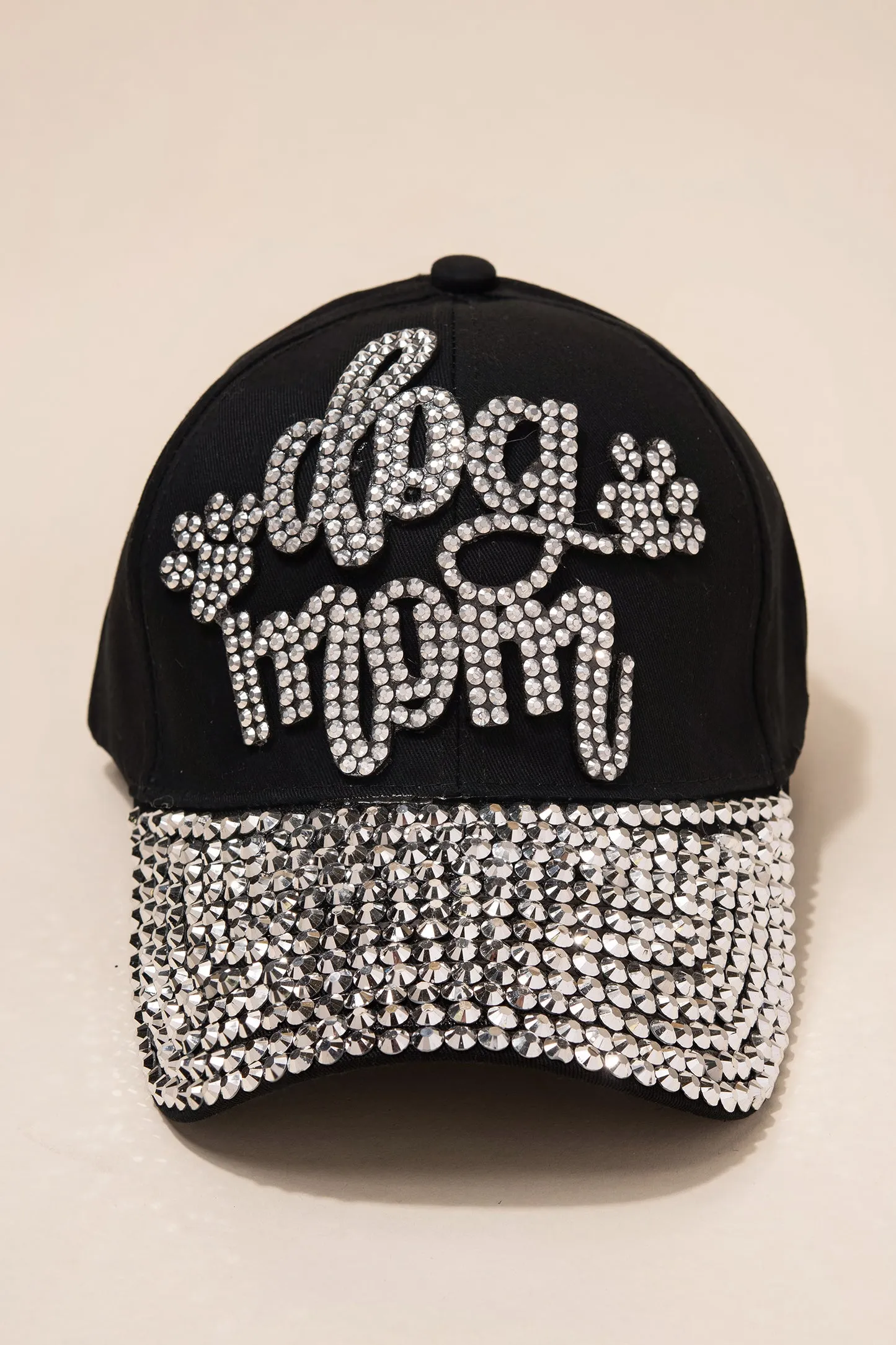 Dog Mom Cap with Full Bill Jewels