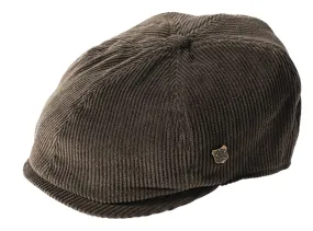 Failsworth Hudson 6 panel corduroy Baker Boy in Olive