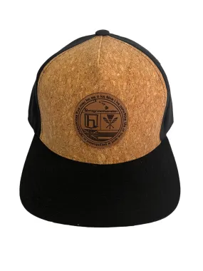 HOMEGROWN LEATHER CIRCLE CORK SNAPBACK