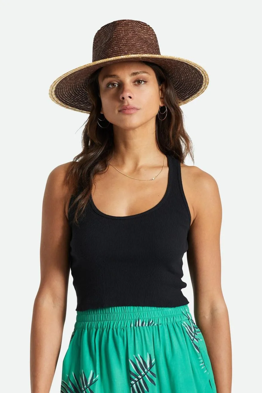 Joanna Festival Hat - Dark Earth/Honey