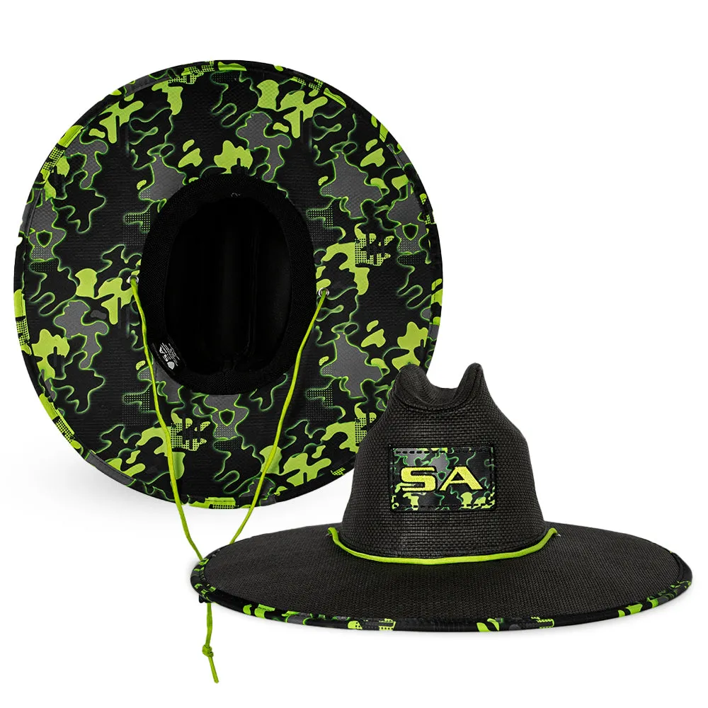 Keys Straw Hat | Surge Conceal Camo | Black