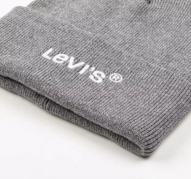 Levi's Wordmark Beanie/Regular Grey - New AW21