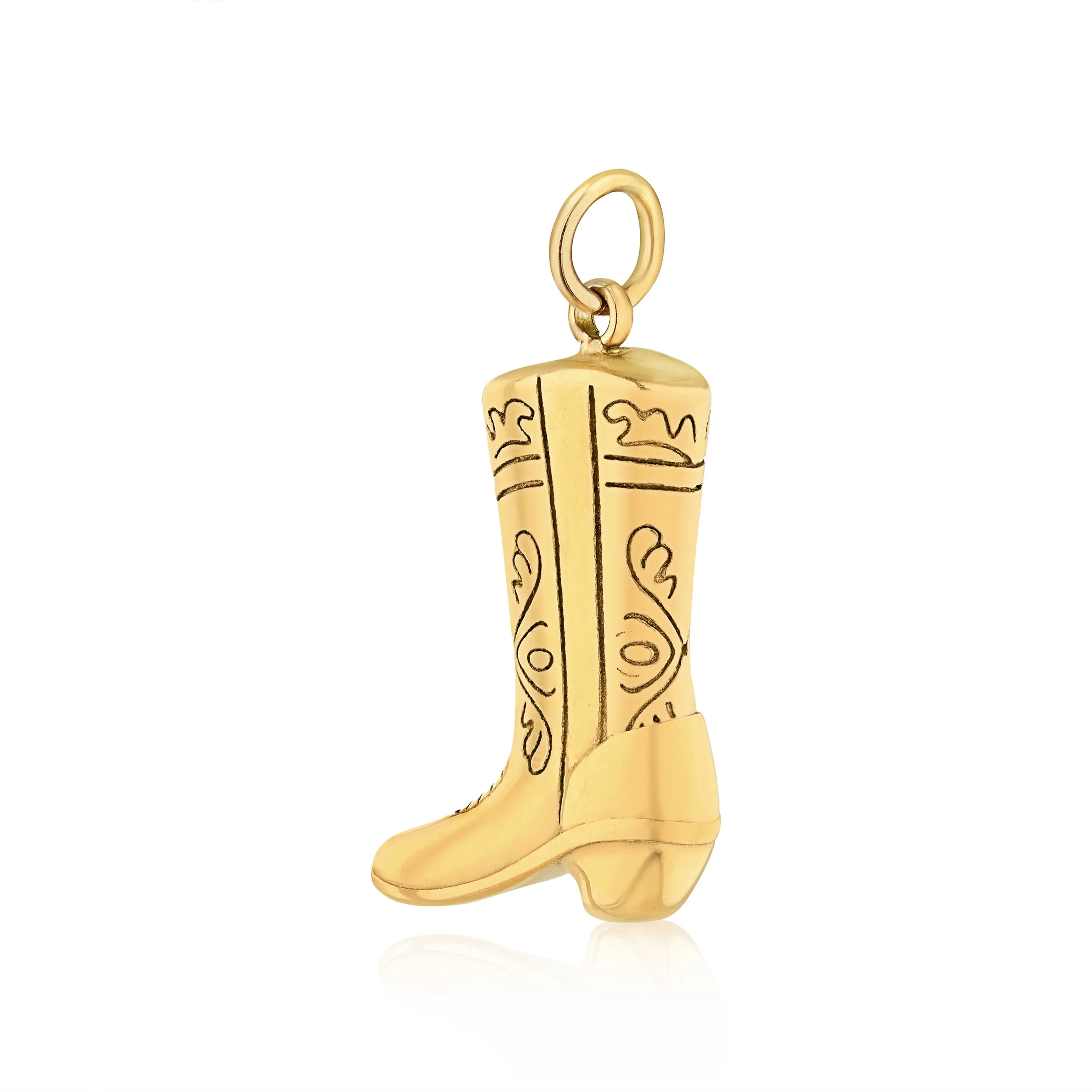 Merle Cowboy Boot Charm