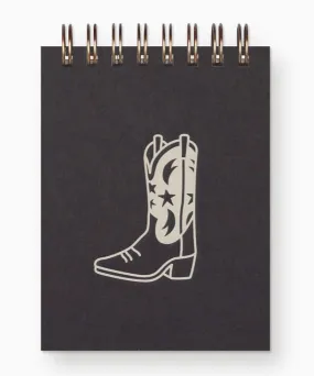 Mini Jotter Notebook - Cowboy Boot