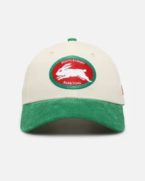 New Era Kids' South Sydney Rabbitohs 'NRL Retro Corduroy logo' 9FORTY Strapback Chrome White