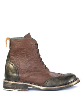 No.0008 INTERCHANGE wing tip boot Tan