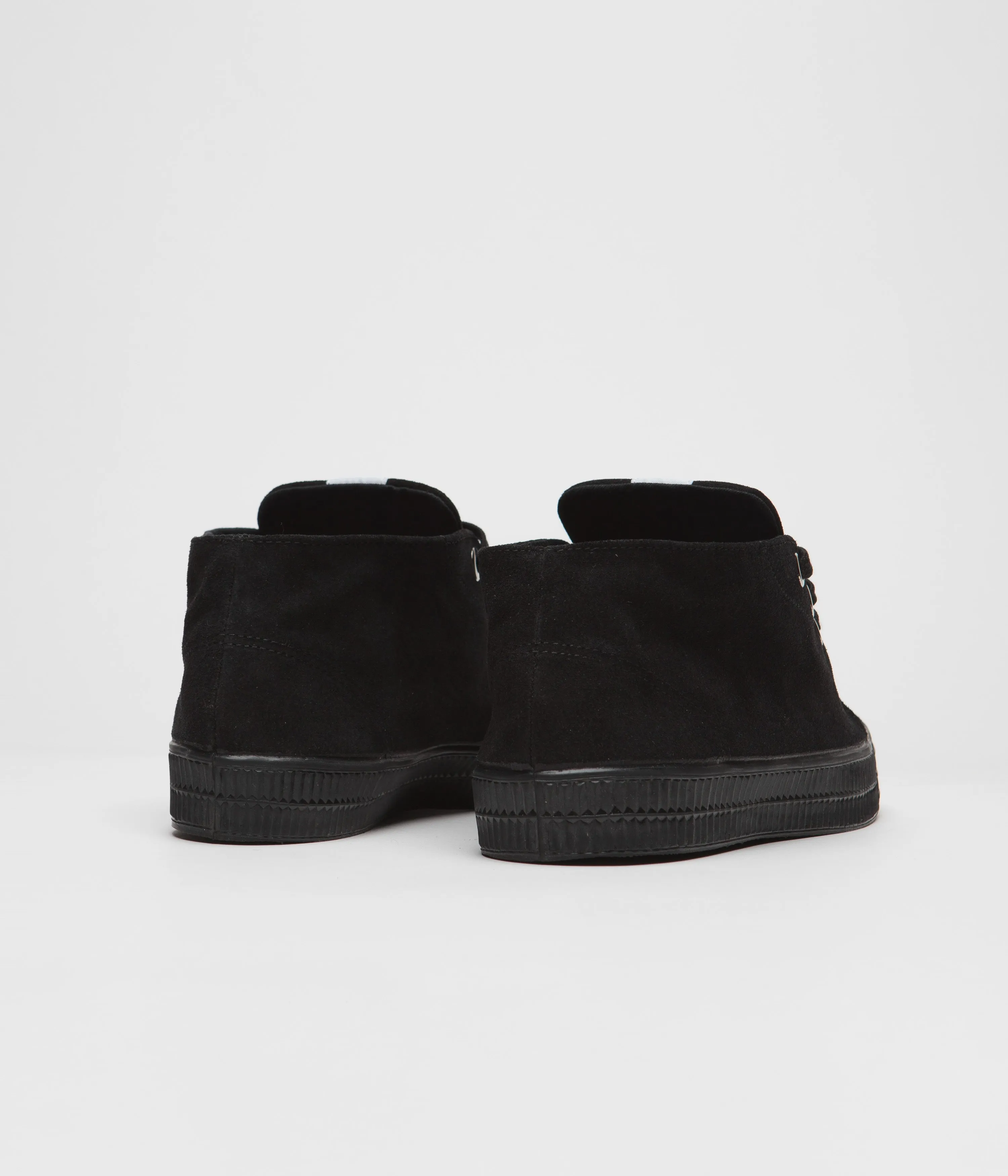 Black Mono Suede Novesta Star Chukka Shoes