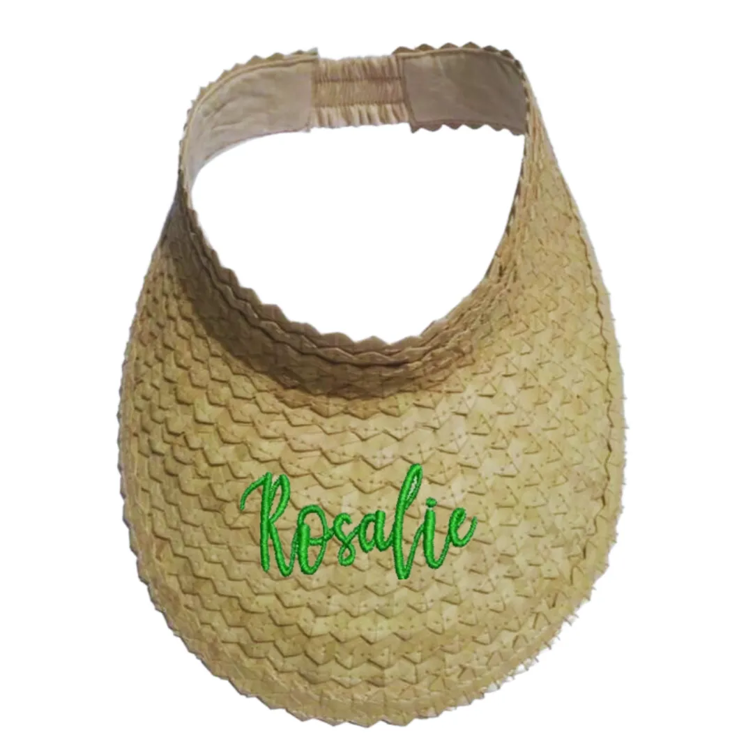 Personalized Woven Visor