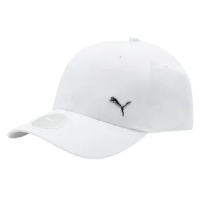 Puma hat with visor and metallic logo 021269 60 white