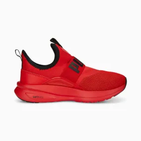 PUMA JUNIOR ENZO RED/BLACK SHOES