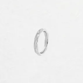 Qudo Interchangeable Aversa Ring | Silver