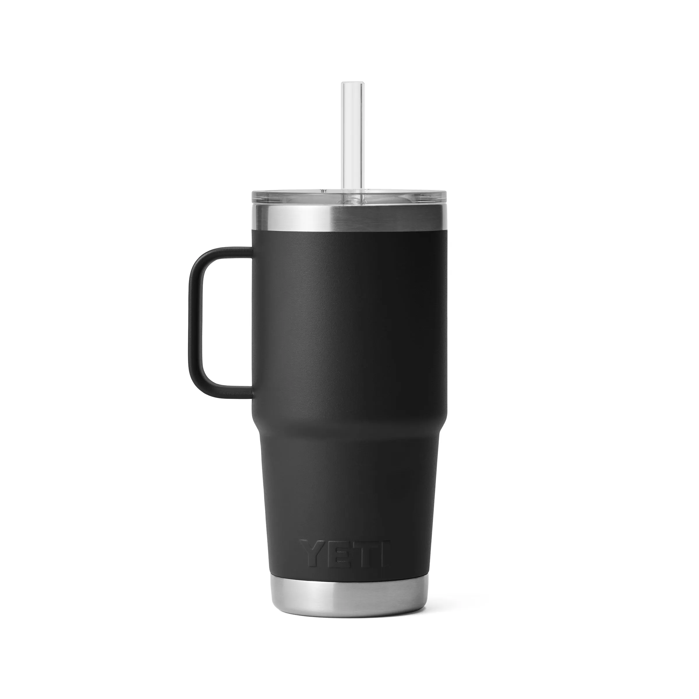 Rambler 25 oz Straw Mug Black