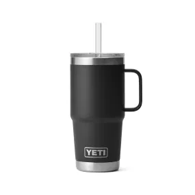 Rambler 25 oz Straw Mug Black