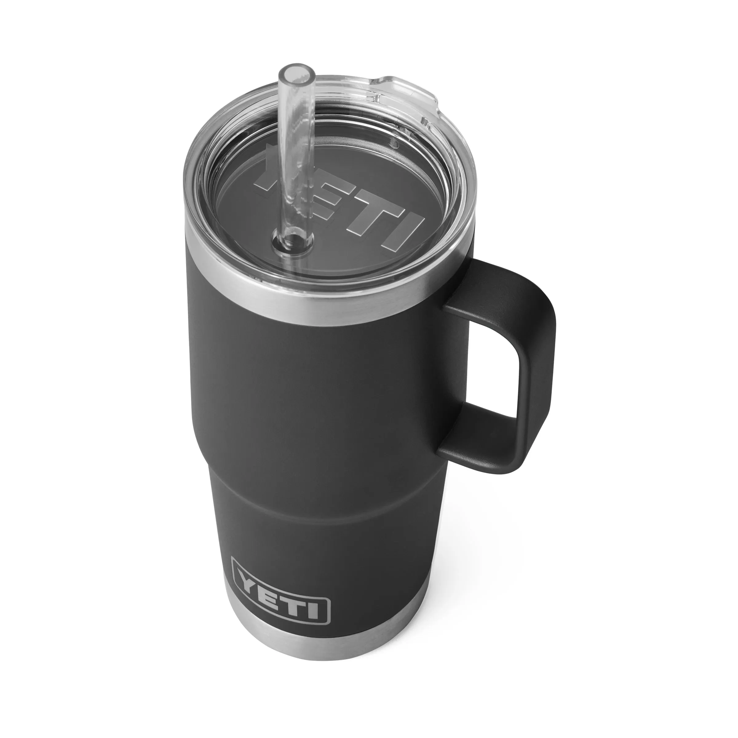 Rambler 25 oz Straw Mug Black