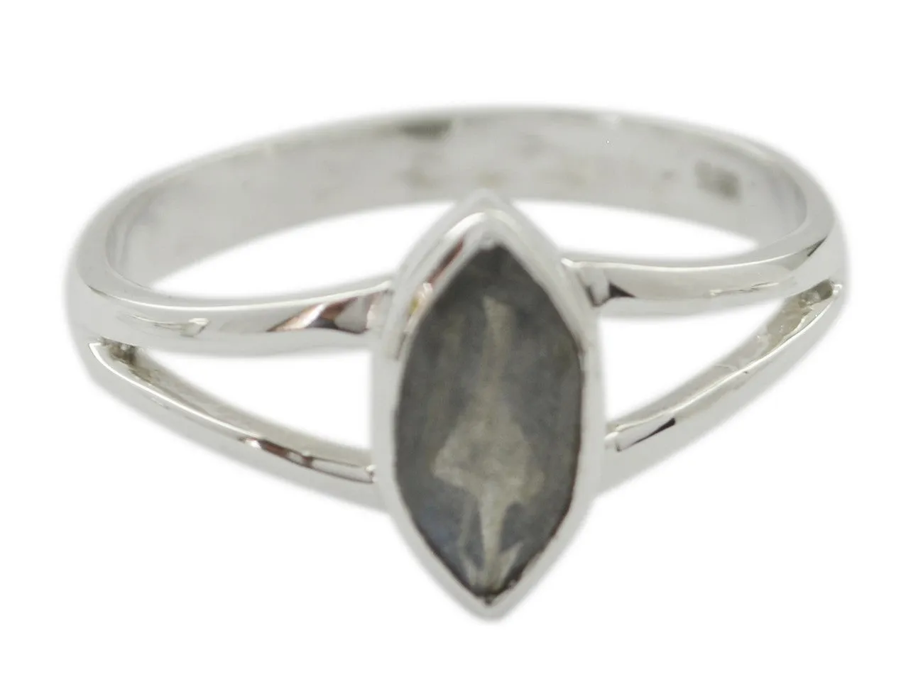 Riyo Adorable Gem Black Rutile Sterling Silver Rings Jewelry Jobs