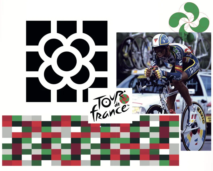 Santini TDF Grand Depart Pais Vasco Cap - Print