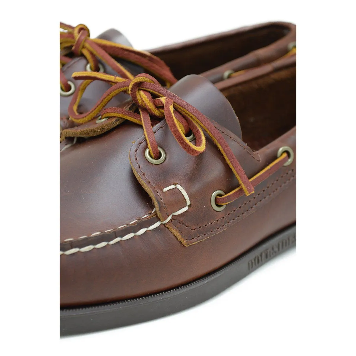 Sebago Docksides Portland Brown Oiled Waxed Shoes