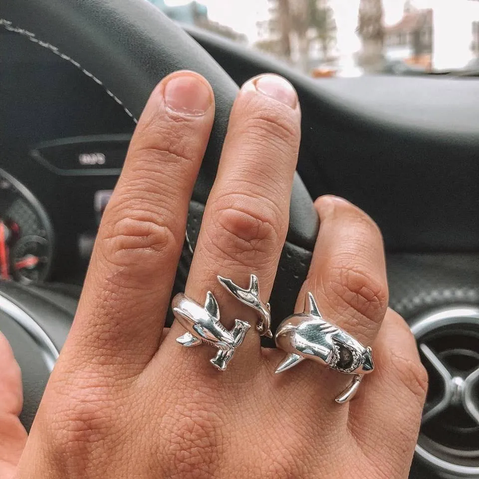 Sharks Duo Rings (1 Pair)