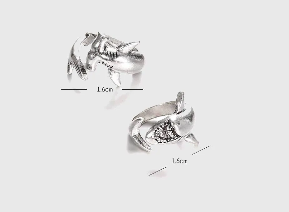 Sharks Duo Rings (1 Pair)