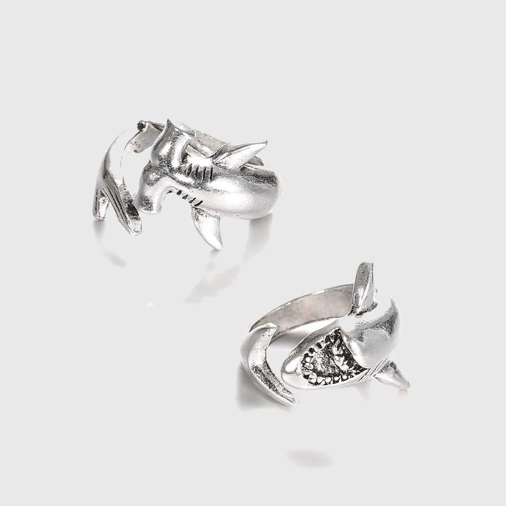 Sharks Duo Rings (1 Pair)