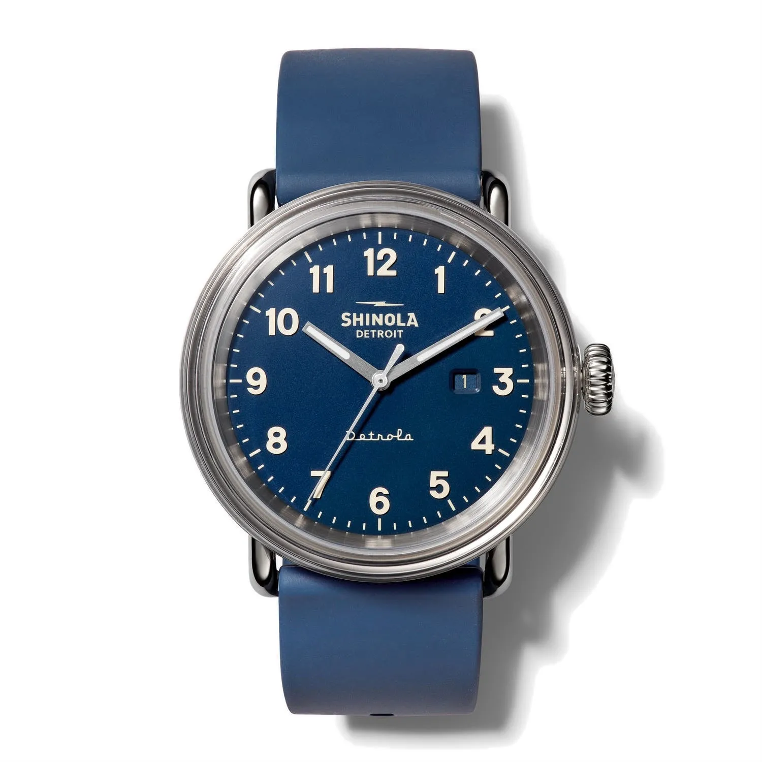 Shinola 43MM Detrola Daily Wear All Blue Quartz Watch S0120161963