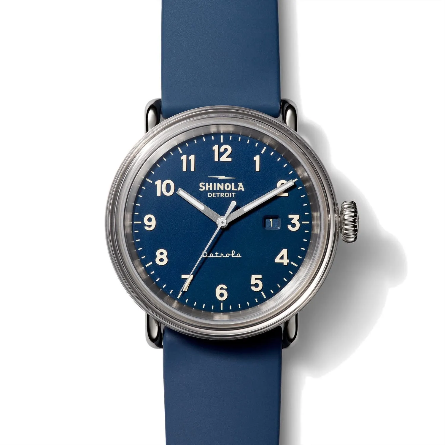 Shinola 43MM Detrola Daily Wear All Blue Quartz Watch S0120161963