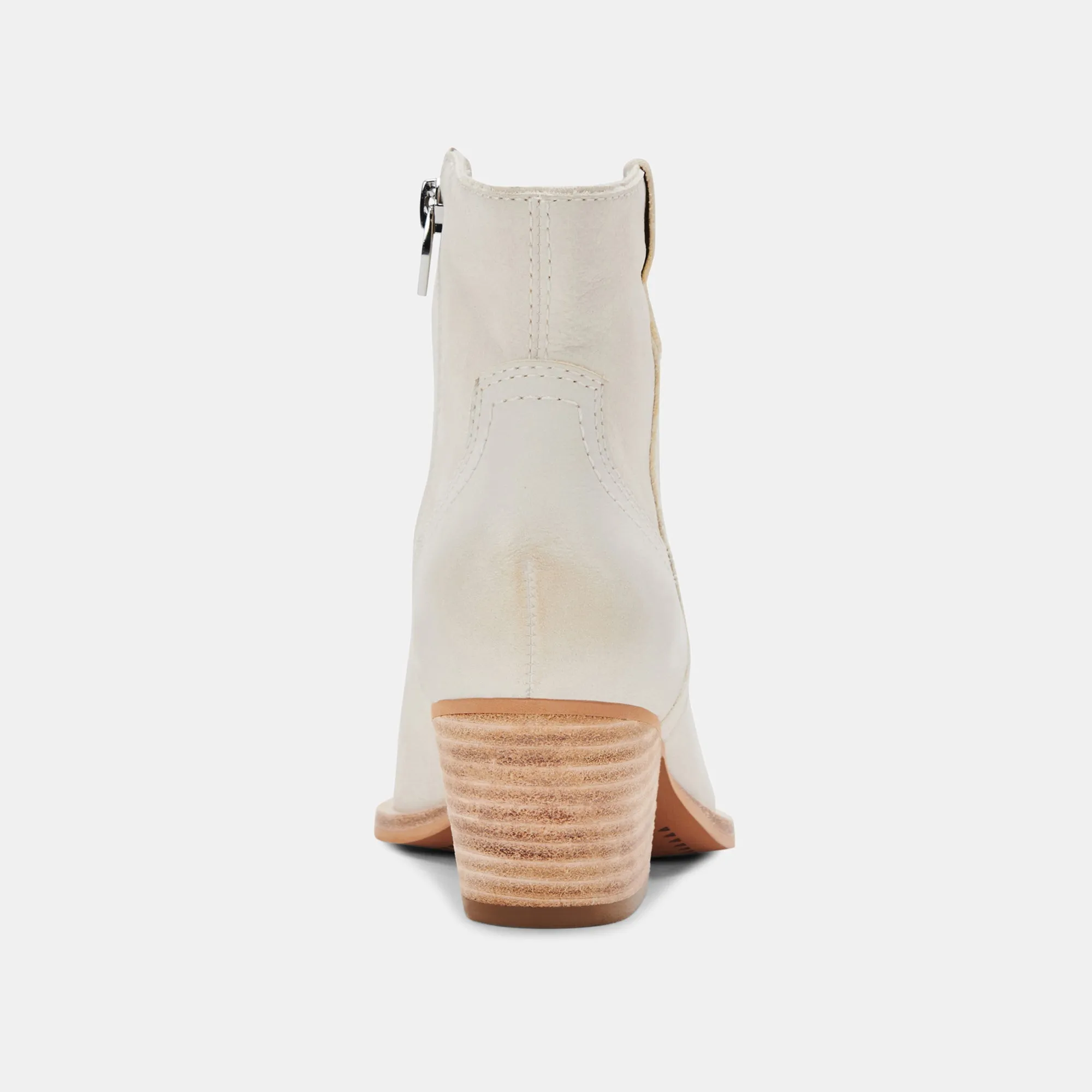 SILMA BOOTIES IVORY NUBUCK - re:vita