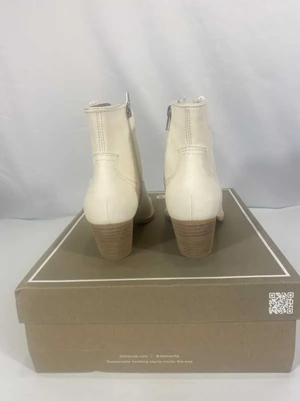 SILMA BOOTIES IVORY NUBUCK - re:vita