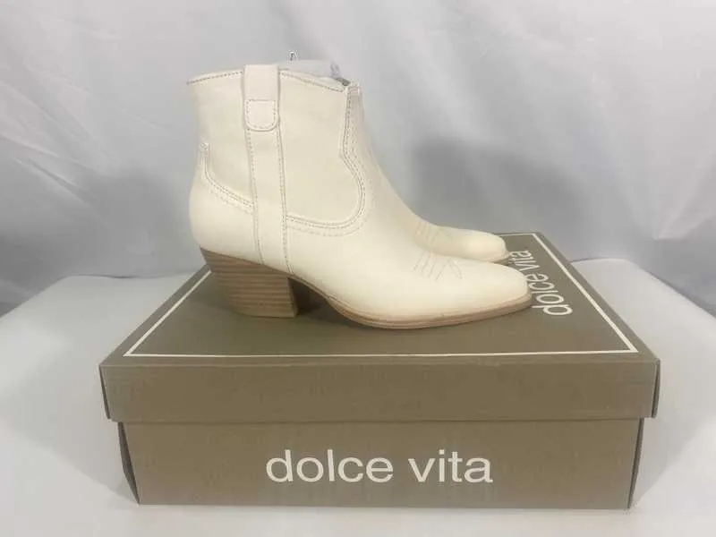 SILMA BOOTIES IVORY NUBUCK - re:vita