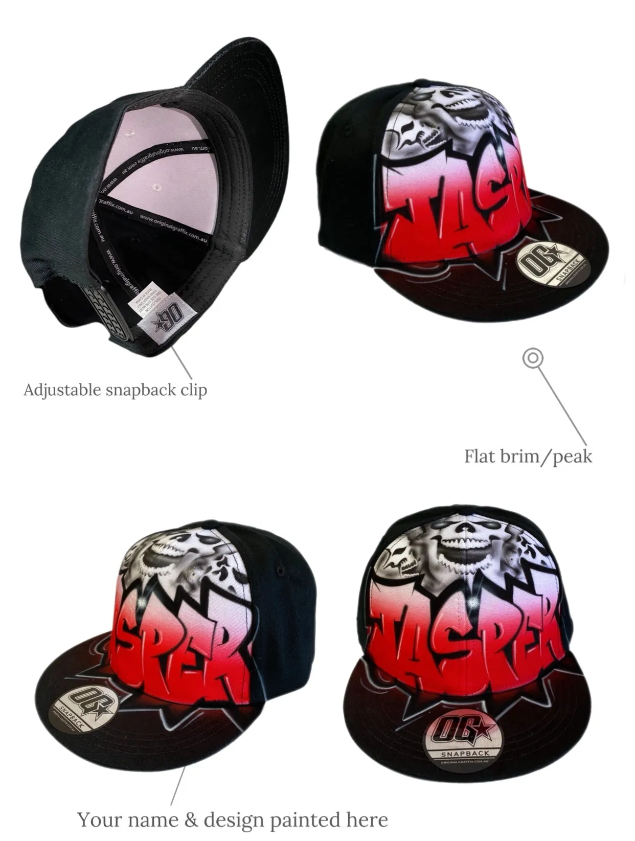 Skull Style Canvas and Cap Combo (3)