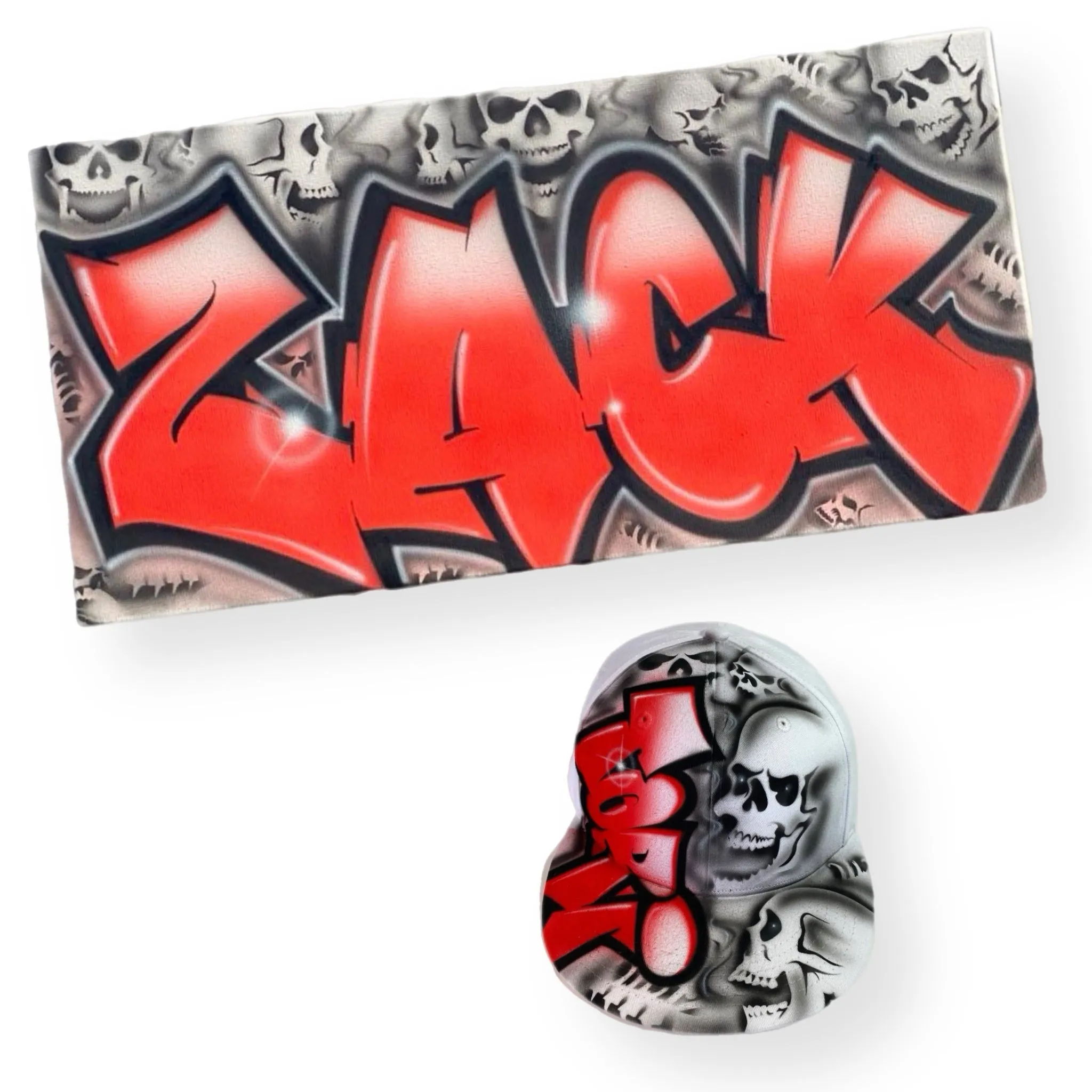 Skull Style Canvas and Cap Combo (3)