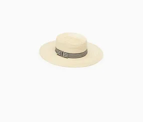 STRAW CANOTIER HAT